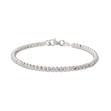 Pulseira delicada em prata 925 bolas