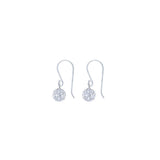 Pendentes em prata 925 com vidro cristal