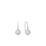 Pendentes em prata 925 com vidro cristal