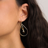 Pendentes banhados a ouro