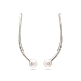 Pendentes, Prata de lei 925, Swarovski de cultivo