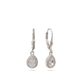 Pendentes em prata 925 com zircónias