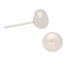 Brincos de placa prata 925 com pérola