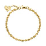 Pendente Love You banhado a ouro