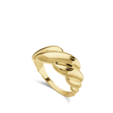 Anel delicado banhado a ouro