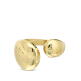 Anel aberto banhado a ouro