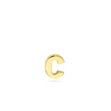 Pingente banhado a ouro "C"
