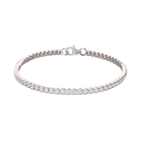 Pulseira de tenis em prata 925 com zircónias