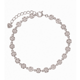 Pulseira de tenis em prata 925 com zircónia