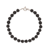 pulseira delicada em prata 925 com lava