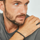 pulseira delicada em prata 925 com lava
