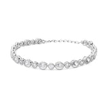 Pulseira temática em prata 925 com zircónias