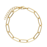 Pulseira temática banhada a ouro