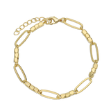 Pulseira banhada a ouro