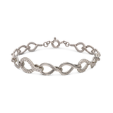 Pulseira em prata 925 com zircónias