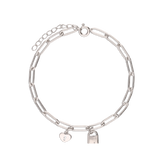 Pulseira temática em prata 925