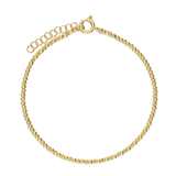 Pulseira delicada, Banhado a Ouro, Nenhuma pedra