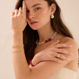 Pulseira delicada, Banhado a Ouro, Nenhuma pedra
