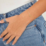 Pulseira Delicada, Banhado a Ouro, Nenhuma pedra