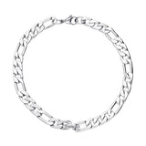 Pulseira Masculina, Aço inoxidável, Nenhuma pedra