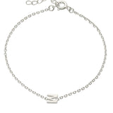 Pulseira Delicada, Prata de lei 925, Nenhuma pedra