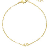 Pulseira Delicada, Banhado a Ouro, Nenhuma pedra
