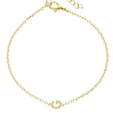 Pulseira Delicada, Banhado a Ouro, Nenhuma pedra