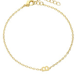 Pulseira Delicada, Banhado a Ouro, Nenhuma pedra
