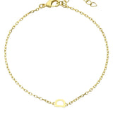 Pulseira Delicada, Banhado a Ouro, Nenhuma pedra