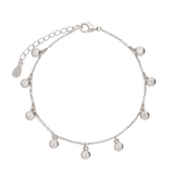 Pulseira em prata 925 com zircónia