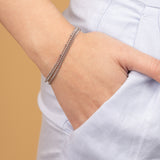 Pulseira delicada em prata 925