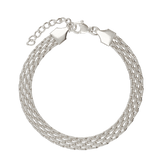 Pulseira unissexo em aço inoxidável