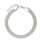 Pulseira unissexo em aço inoxidável