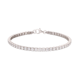 Pulseira de tenis em prata 925 com zircónias