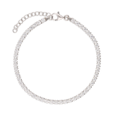 Pulseira de tenis em prata 925 com zircónias