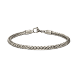 Pulseira masculina em aço inoxidável