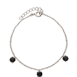 Pulseira Delicada, Prata de lei 925, Zircónia de cultivo