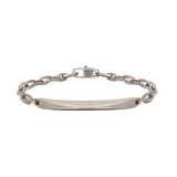 Pulseira masculina em aço inoxidável