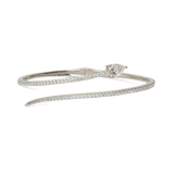Pulseira rígida, Prata de lei 925, Zircónia de cultivo