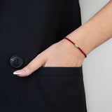 Pulseira delicada, Banhado a Ouro, Vidro cristal