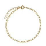 Pulseira temática banhada a ouro sem pedra