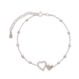 Pulseira Delicada, Prata de lei 925, Zircónia de cultivo