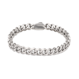 Pulseira Masculina, Aço inoxidável, Nenhuma pedra