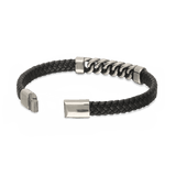 Pulseira masculina em aço inoxidável