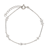 Pulseira em prata 925 com zircónias
