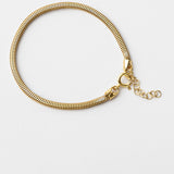 Pulseira delicada banhada a ouro