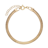Pulseira delicada banhada a ouro