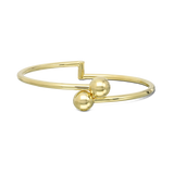 Pulseira rígida, Banhado a Ouro, Nenhuma pedra