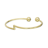 Pulseira rígida, Banhado a Ouro, Nenhuma pedra