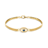 Pulseira Delicada, Banhado a Ouro, Zircónia de cultivo